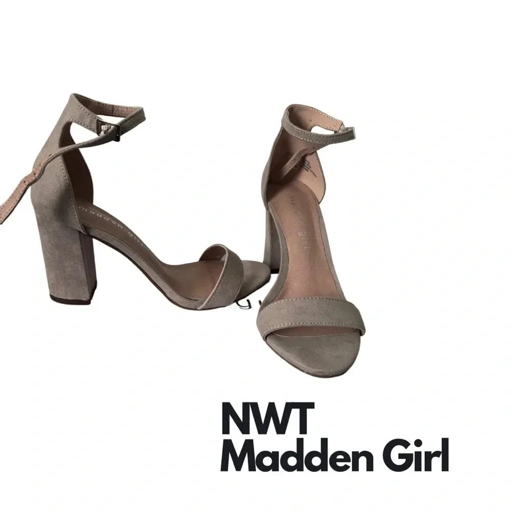 NWT | Madden Girl | Piia Round Toe Platform Pump Heeled Sandal  | Size 6